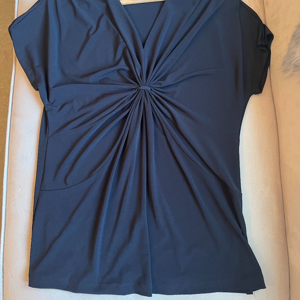 Chico's Ruched Front Top (NWOT) - Picture 2 of 4